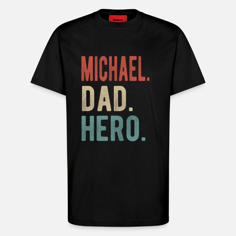Michael Papa Held - T-Shirt - made by SPREAD - SOLID BLACK