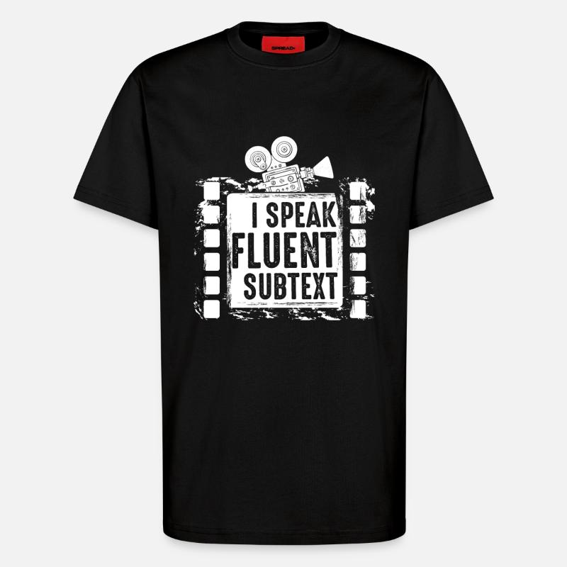 Dialogue Dissector Scénariste - T-shirt bio décontracté fabriqué en UE - SOLID BLACK