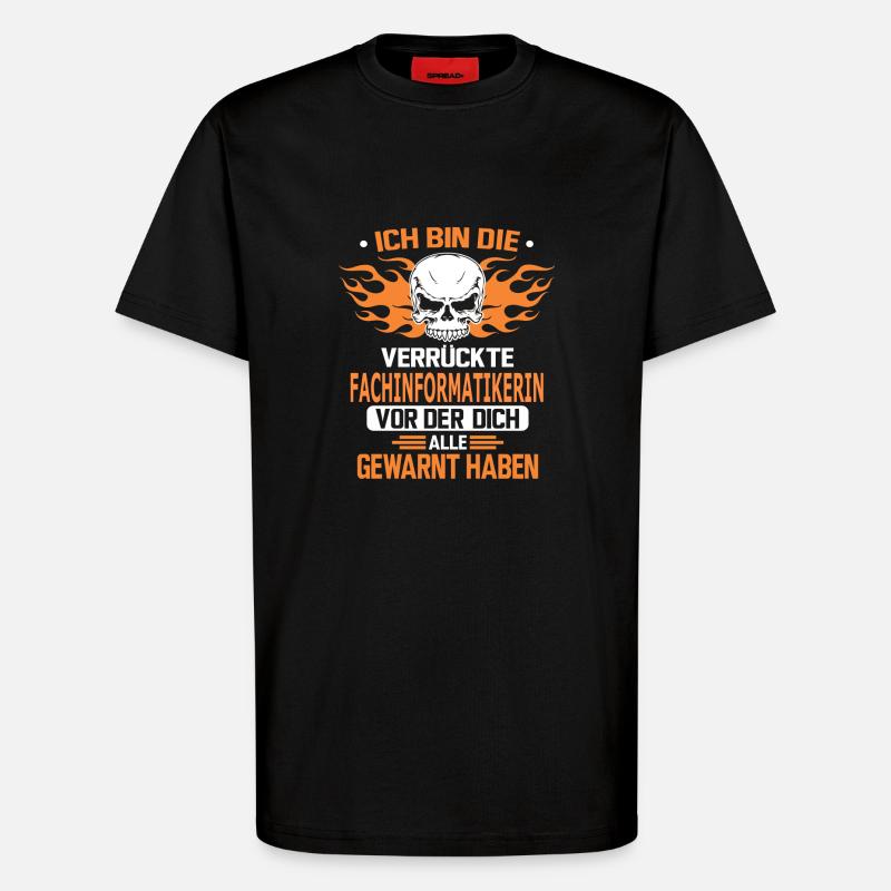 FACHINFORMATIKERIN - T-Shirt - made by SPREAD - SOLID BLACK