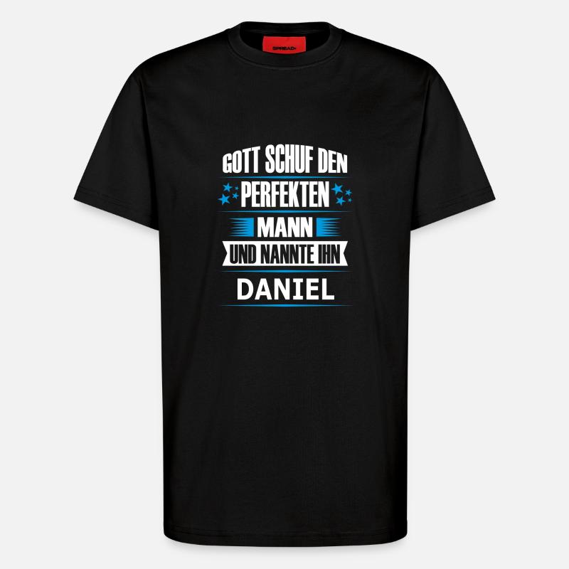 DANIEL - T-Shirt - made by SPREAD - SOLID BLACK