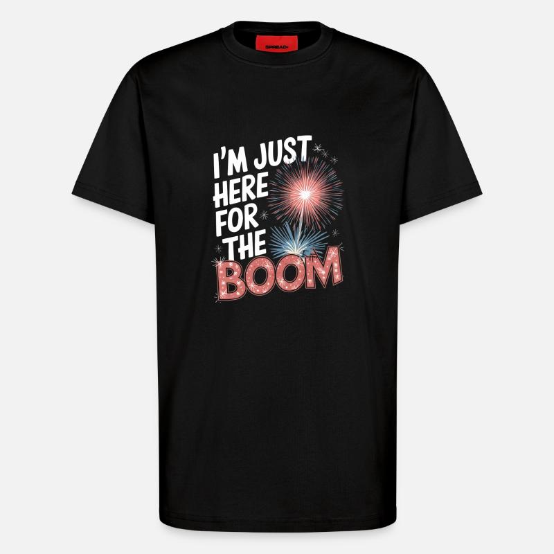 Pyrotechnics Fireworks Pyrotechnics - T-Shirt - made by SPREAD - SOLID BLACK