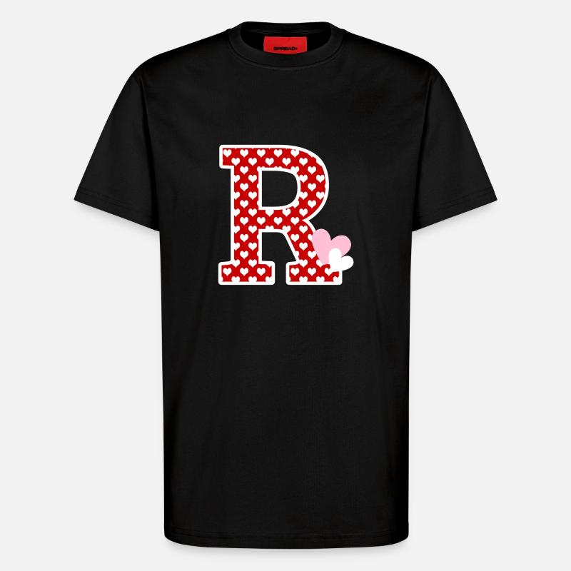 Brief ans Herz - T-Shirt - made by SPREAD - SOLID BLACK