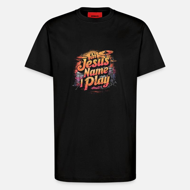 Dynamik im Lobpreis - T-Shirt - made by SPREAD - SOLID BLACK