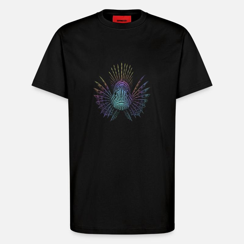 Feuerfisch - T-Shirt - made by SPREAD - SOLID BLACK