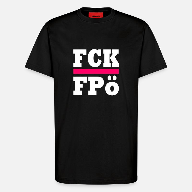 rect5032 - T-Shirt - made by SPREAD - SOLID BLACK