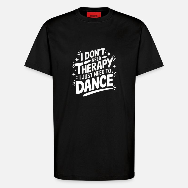 Dansant Danseurs Dansant - T-shirt bio décontracté fabriqué en UE - SOLID BLACK