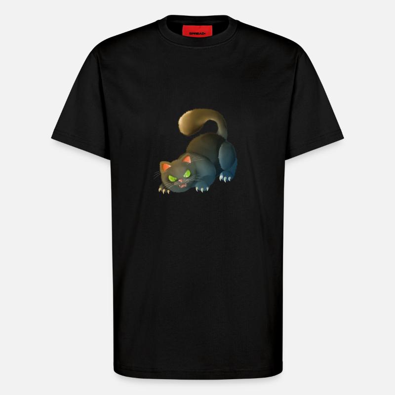 Catégorie 5 - T-shirt bio décontracté fabriqué en UE - SOLID BLACK
