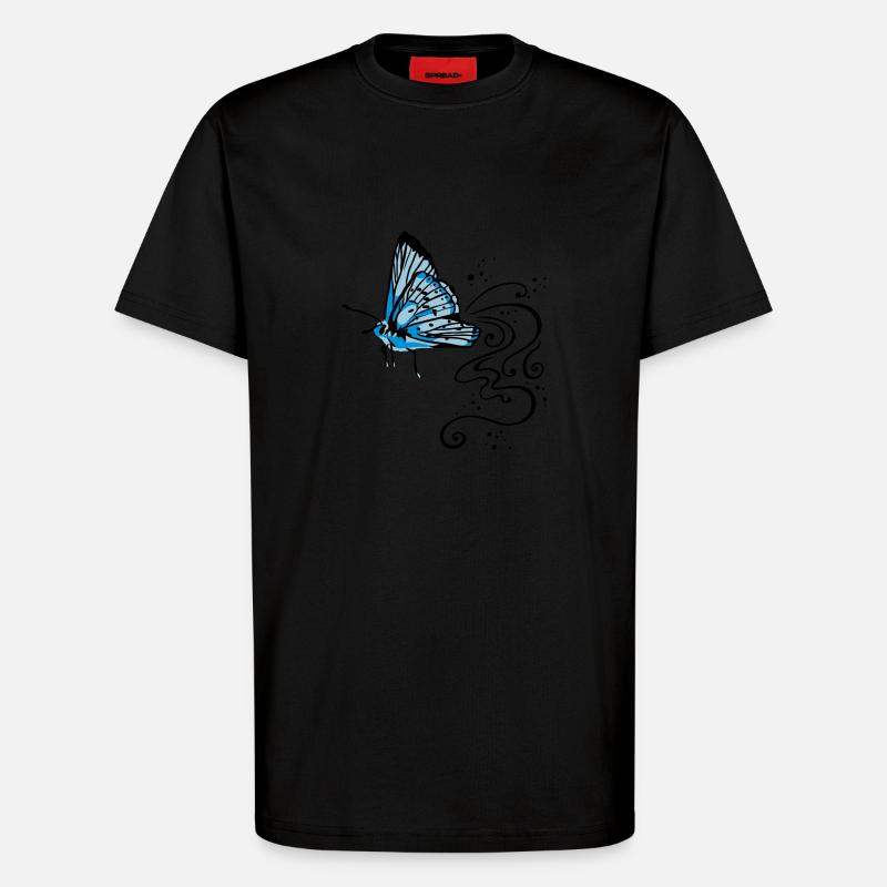 Schmetterling - T-Shirt - made by SPREAD - SOLID BLACK