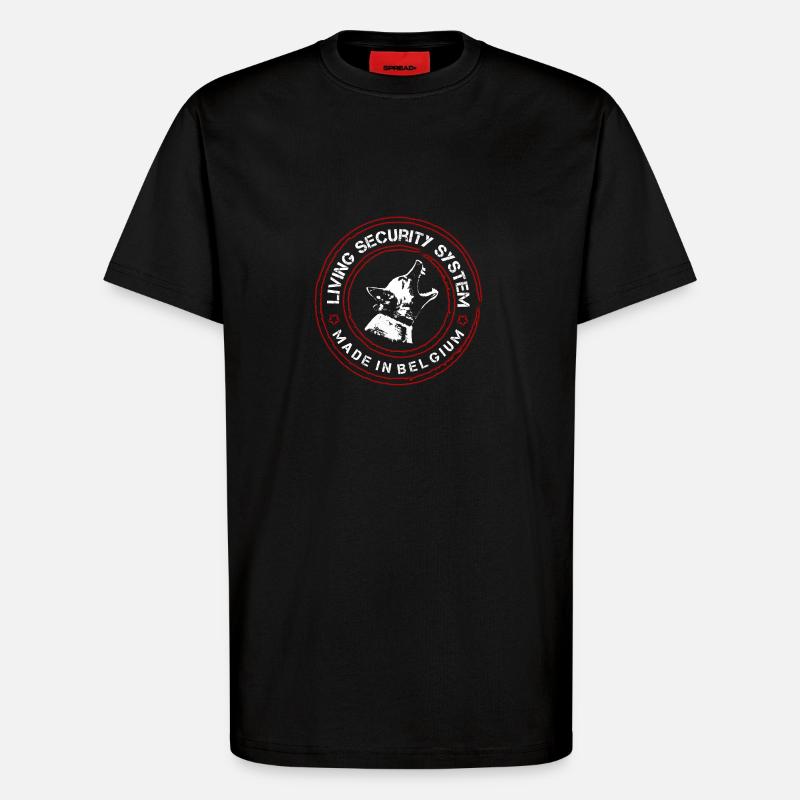 Mali_Security2 - T-Shirt - made by SPREAD - SOLID BLACK