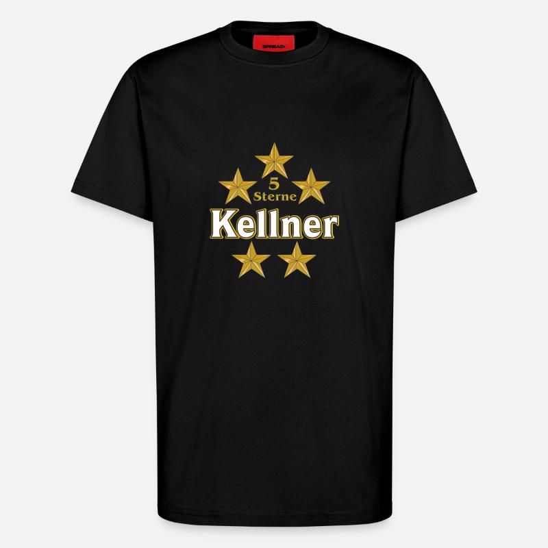 Vom Grafik Designer-- Kellner - T-Shirt - made by SPREAD - SOLID BLACK