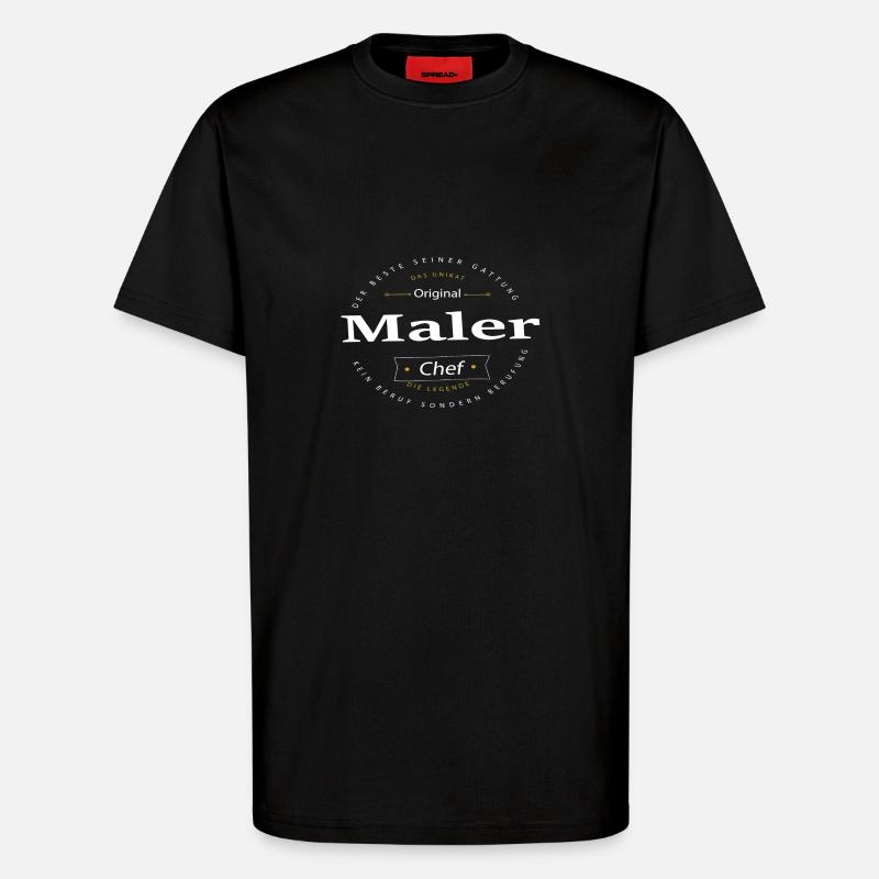 Beruf Maler - T-Shirt - made by SPREAD - SOLID BLACK