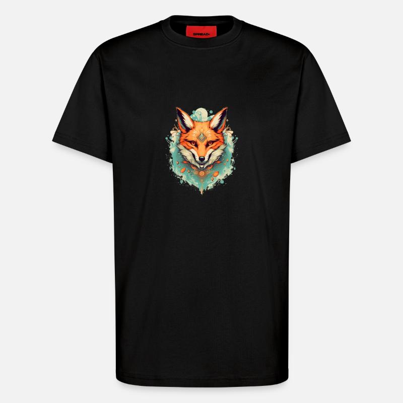 Fuchs - T-Shirt - made by SPREAD - SOLID BLACK