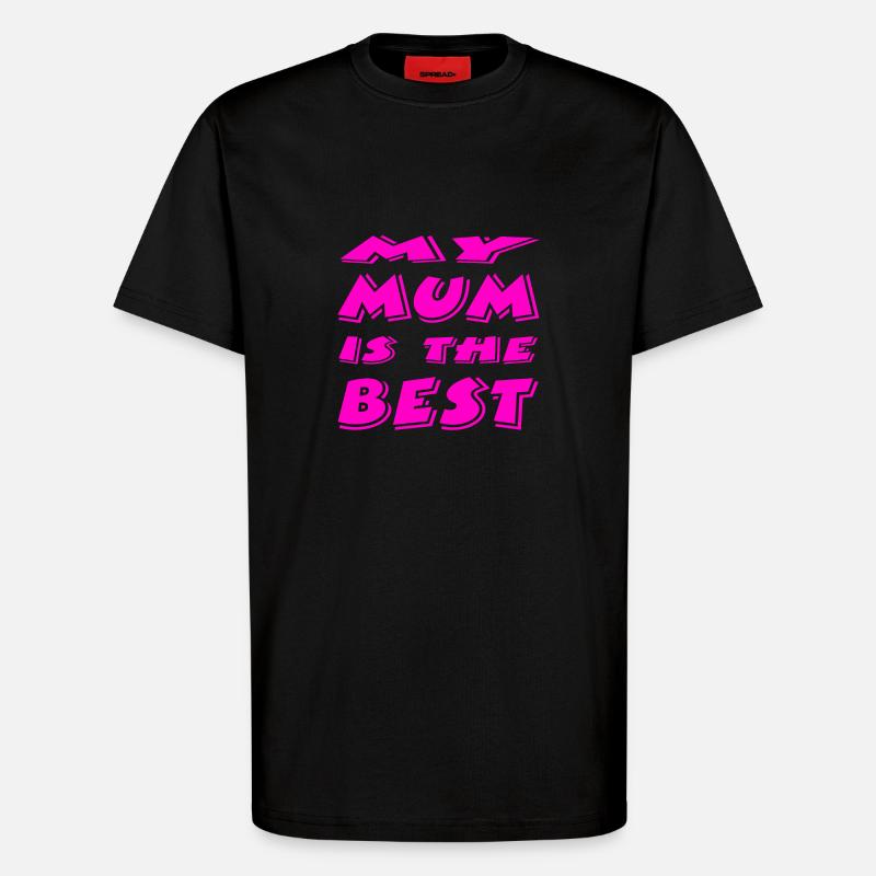 Mutter - T-Shirt - made by SPREAD - SOLID BLACK