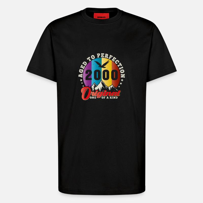 Perfection 2000 -24th Anniversary,Original - T-Shirt - made by SPREAD - SOLID BLACK