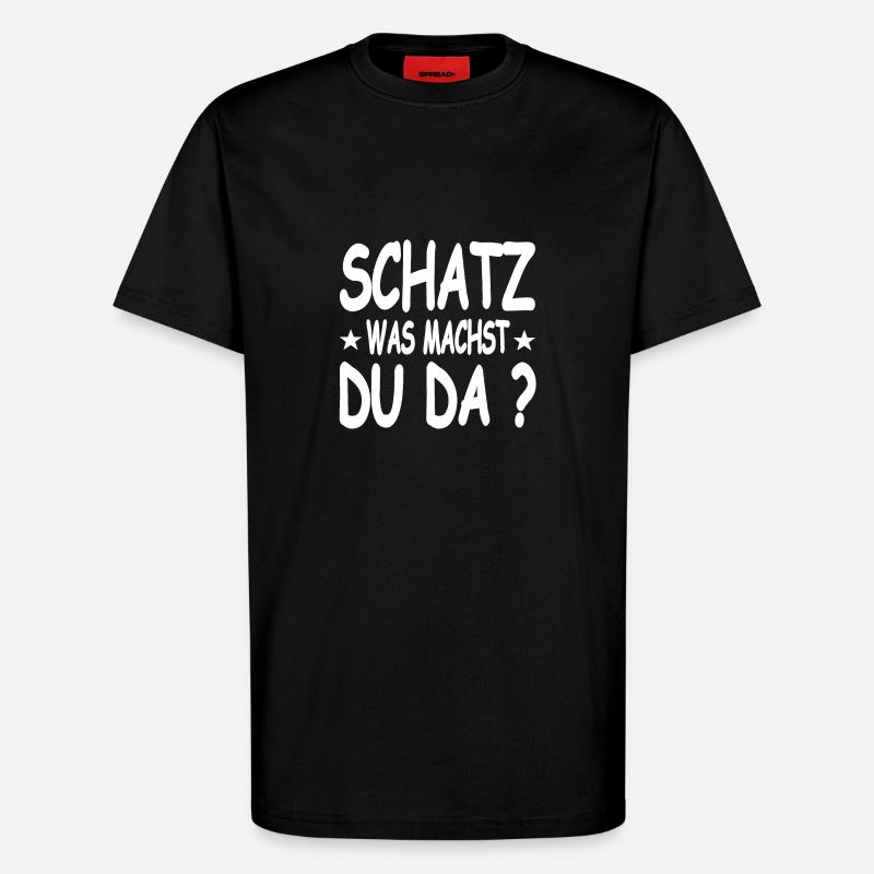 Schatz - T-Shirt - made by SPREAD - SOLID BLACK