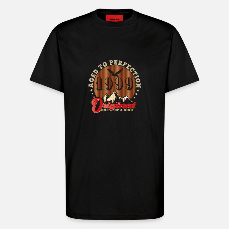 Ikonisches Jubiläum 1999 - T-Shirt - made by SPREAD - SOLID BLACK