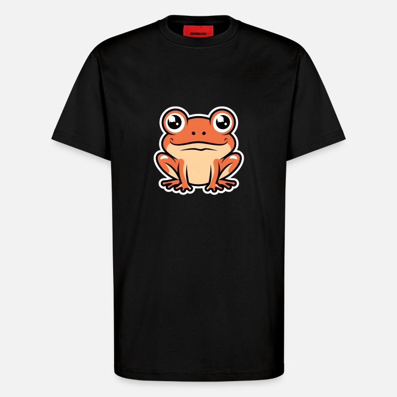 toad - T-Shirt - made by SPREAD - SOLID BLACK
