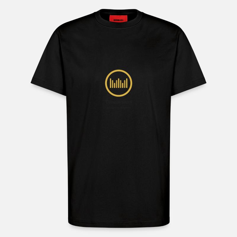 Tunetanium Logo Original - T-Shirt - made by SPREAD - SOLID BLACK