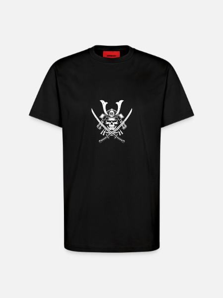 Japanese Samurai Warrior - T-Shirt - made by SPREAD - SOLID BLACK