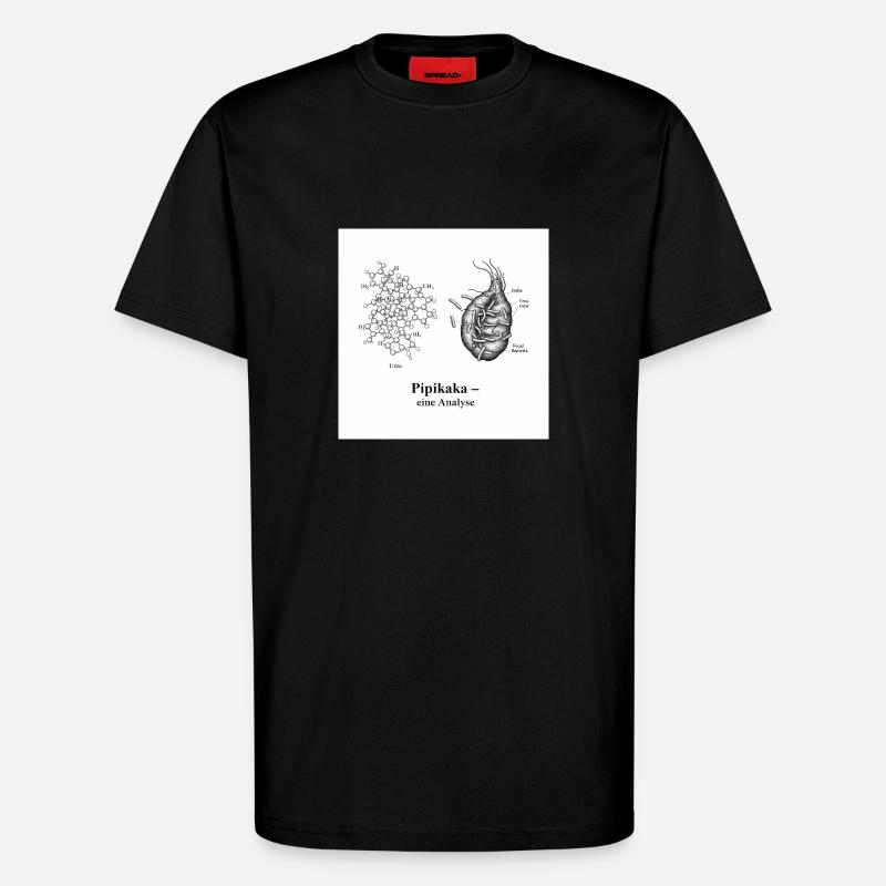 Analyse - T-Shirt - made by SPREAD - SOLID BLACK