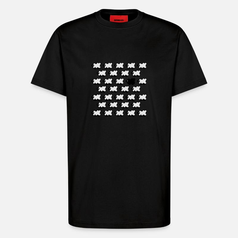 Schwarzes Schaf 2C - T-Shirt - made by SPREAD - SOLID BLACK