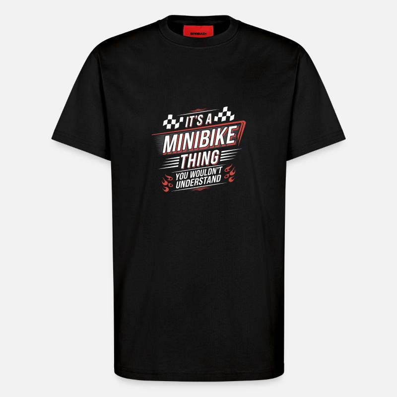 Small bikes, big fun - T-Shirt - made by SPREAD - SOLID BLACK