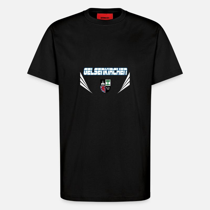 Gelsenkirchen Vector - T-Shirt - made by SPREAD - SOLID BLACK