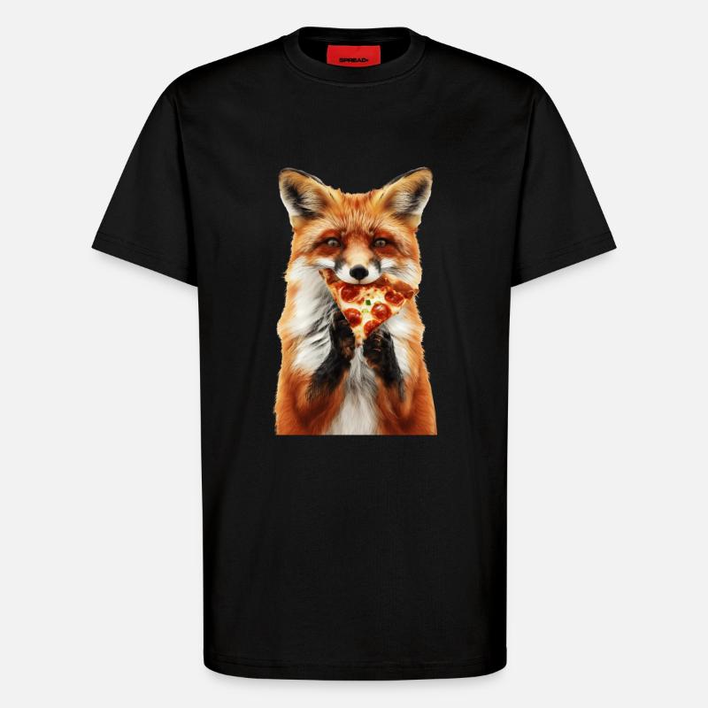 Fuchs - T-Shirt - made by SPREAD - SOLID BLACK