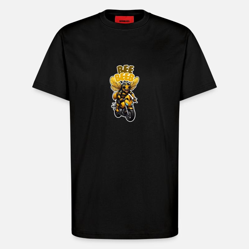 Piepton - T-Shirt - made by SPREAD - SOLID BLACK