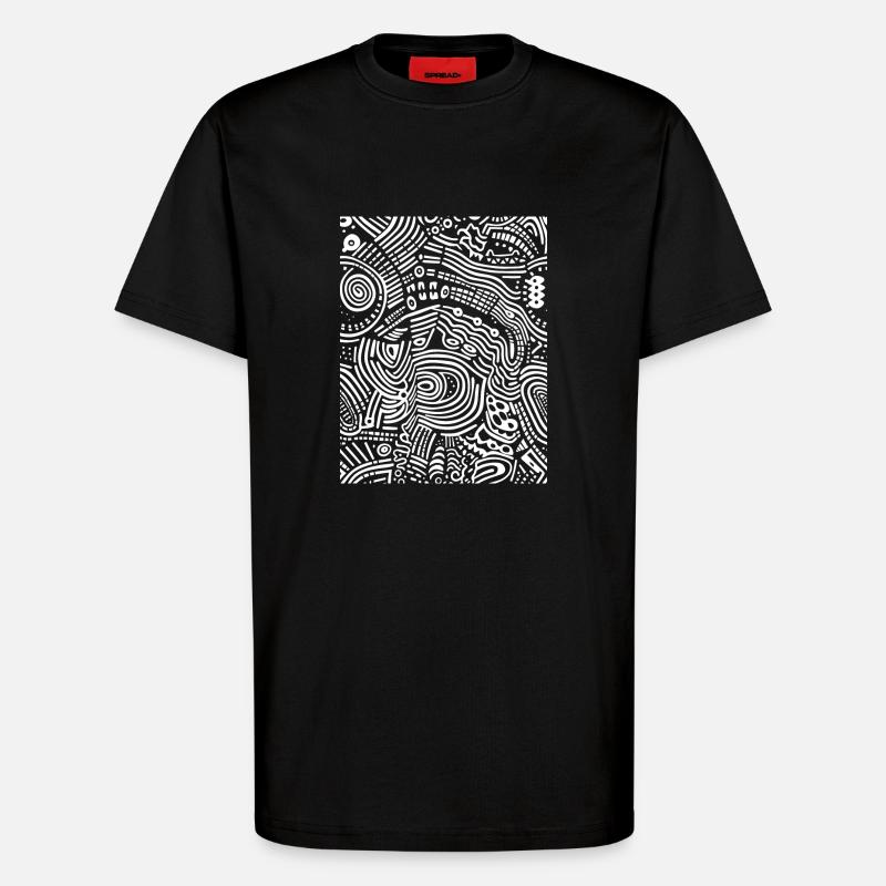 Grafik - T-Shirt - made by SPREAD - SOLID BLACK