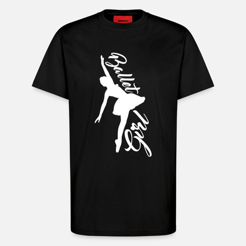 Ballettmädchen - T-Shirt - made by SPREAD - SOLID BLACK