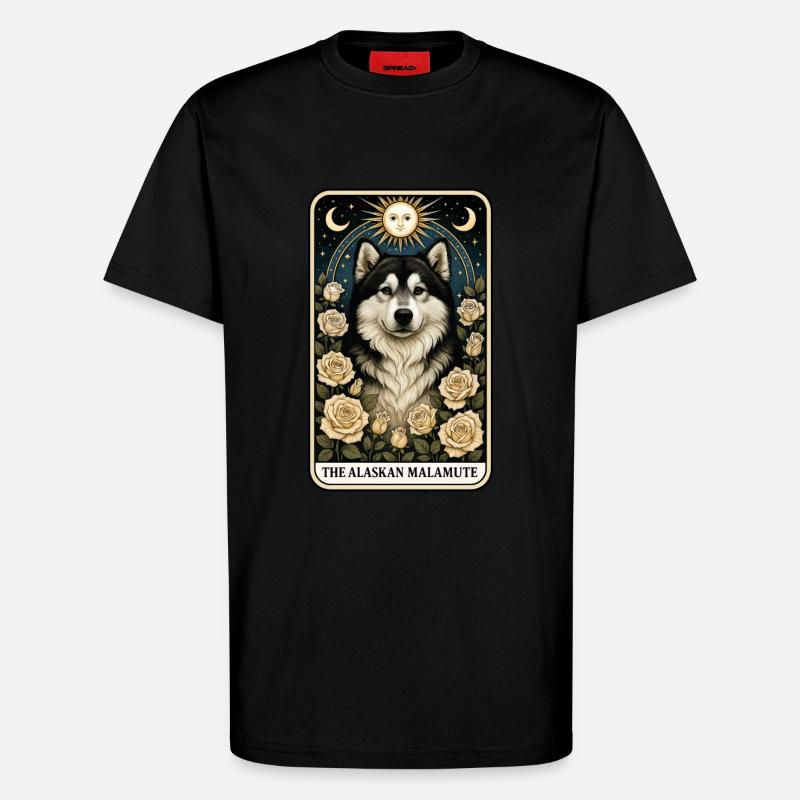Alaskan Malamute - T-Shirt - made by SPREAD - SOLID BLACK