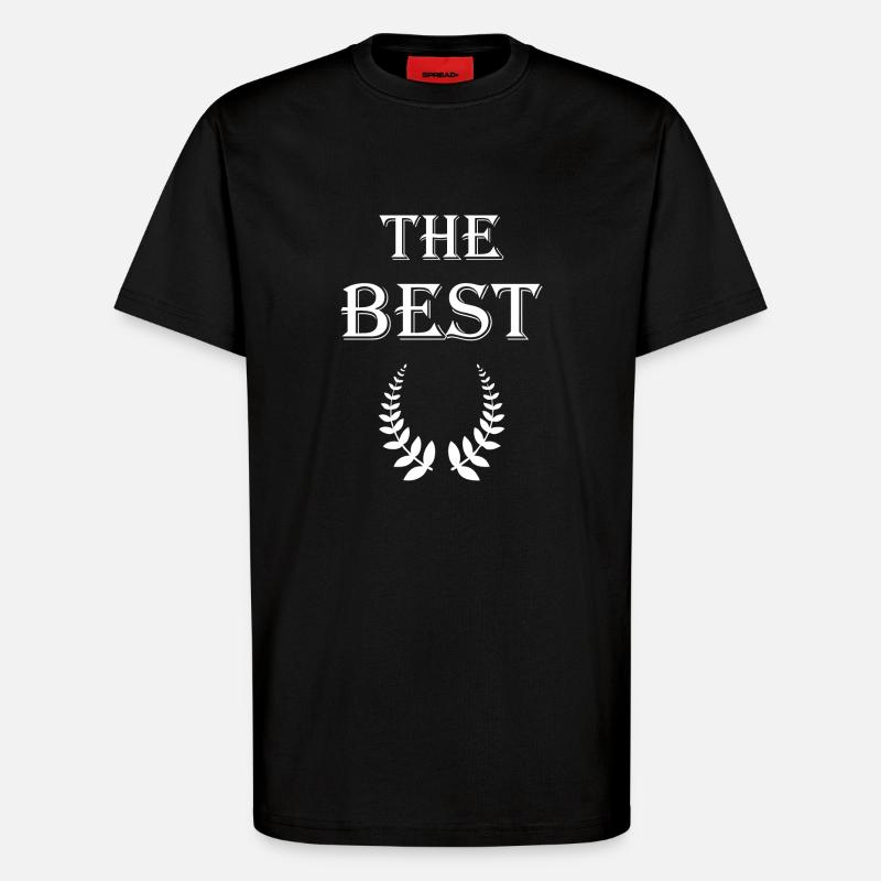 the best white - T-Shirt - made by SPREAD - SOLID BLACK