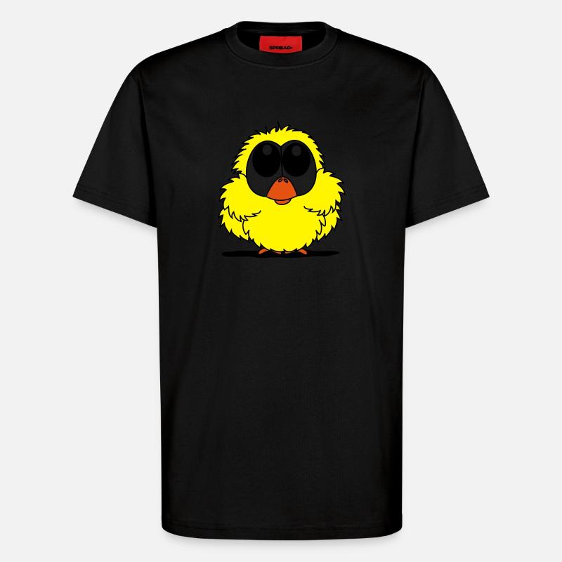 Küken - T-Shirt - made by SPREAD - SOLID BLACK