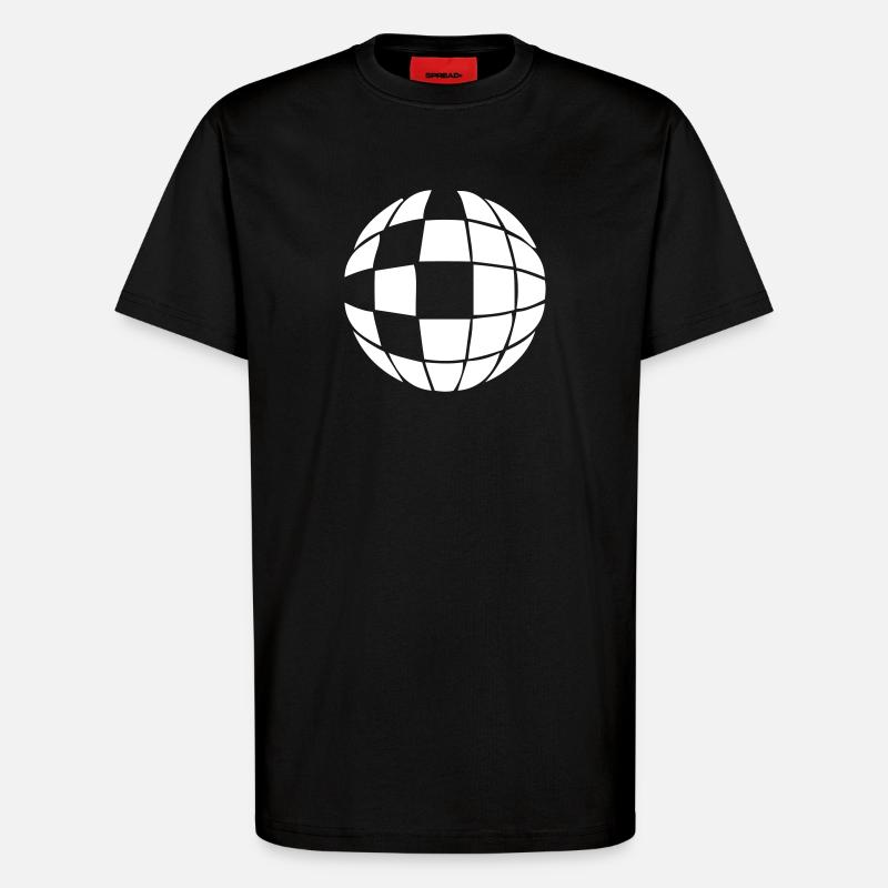 Diskokugel Disko Kugel - T-Shirt - made by SPREAD - SOLID BLACK