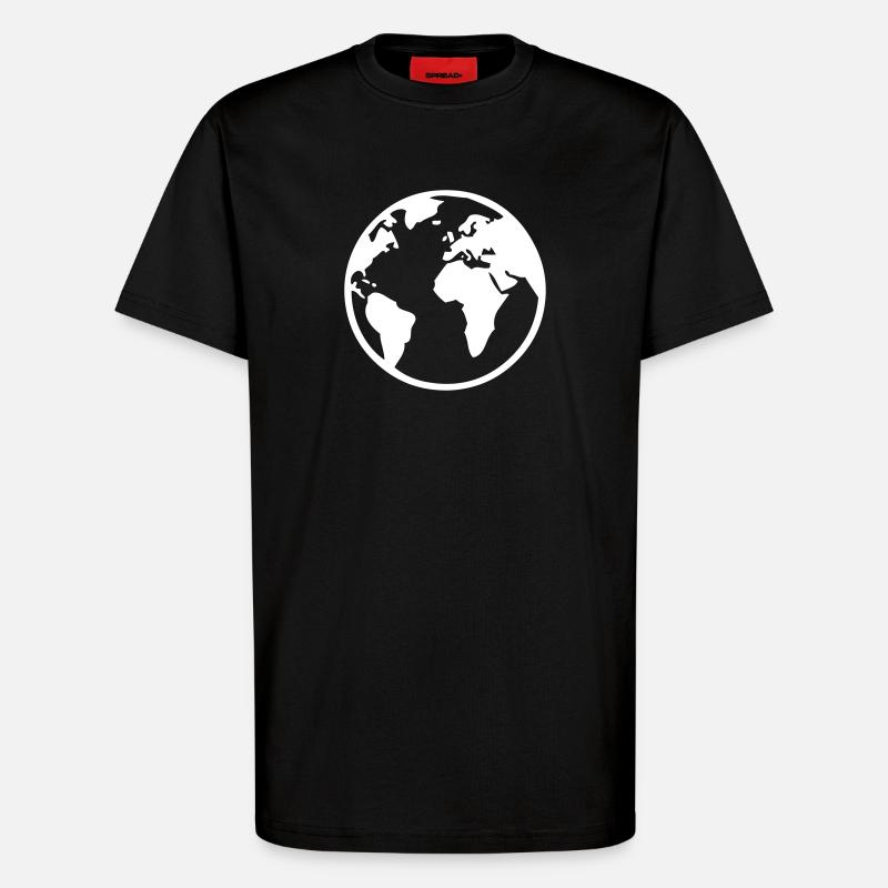 Erde - T-Shirt - made by SPREAD - SOLID BLACK