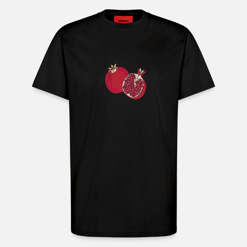 Pamplemousse d’été fruit savoureux plaisir cadeau - T-shirt bio décontracté fabriqué en UE - SOLID BLACK