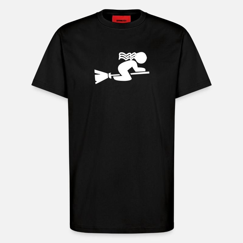 Eine junge Hexe - T-Shirt - made by SPREAD - SOLID BLACK
