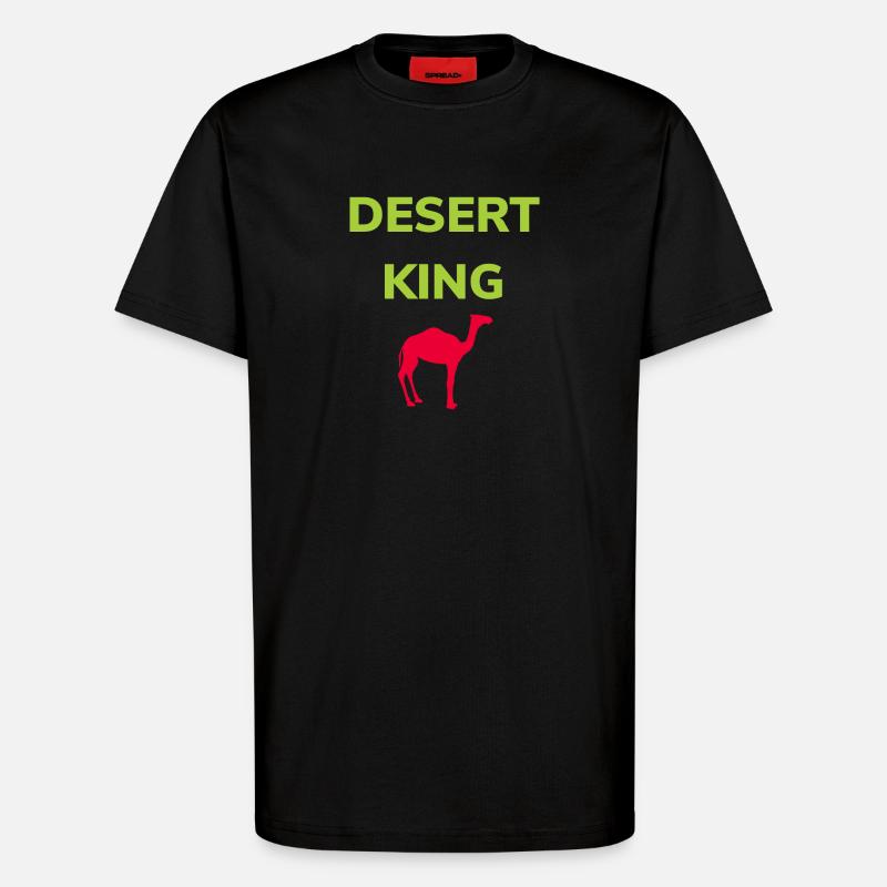 Kamel Wüste Marokko Kamel - T-Shirt - made by SPREAD - SOLID BLACK