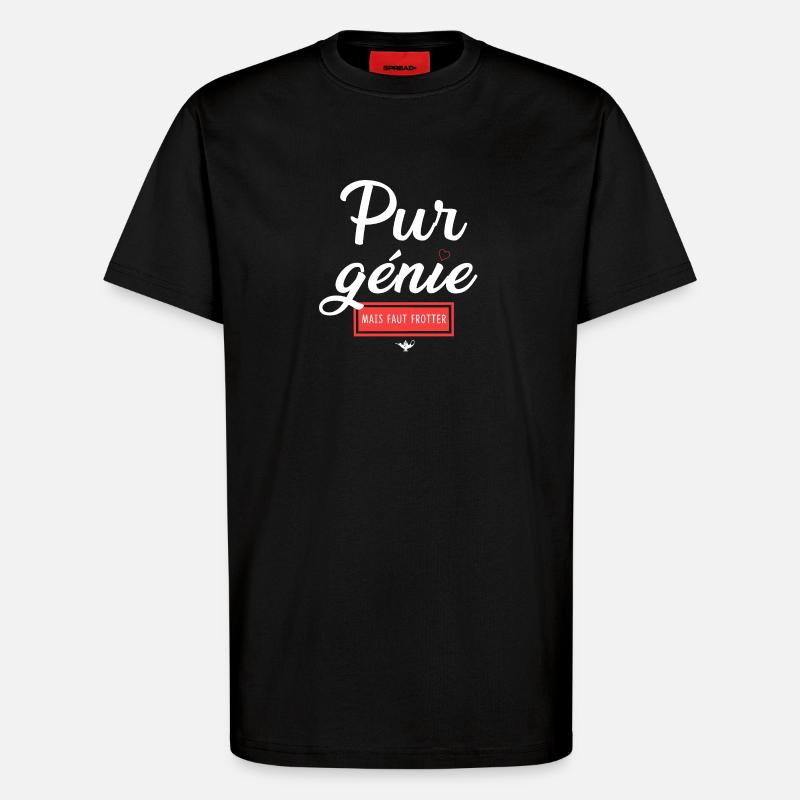 Humour and Emotion Chatastrophe - T-Shirt - made by SPREAD - SOLID BLACK