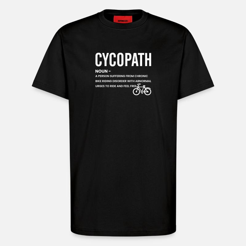 Cycle Path Emblem Tee - T-Shirt - made by SPREAD - SOLID BLACK