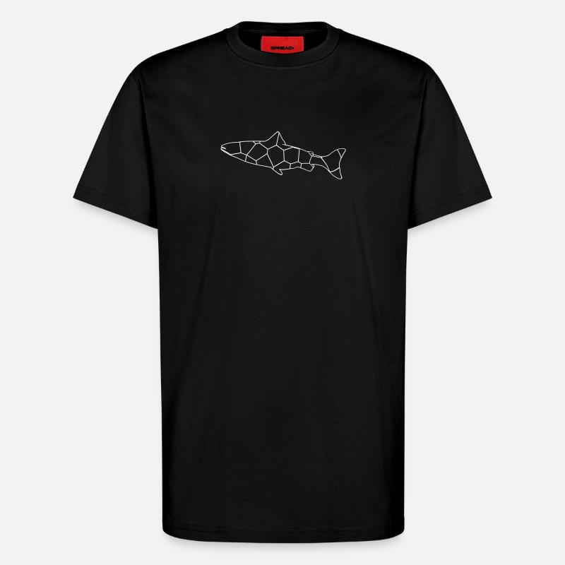 Fisch - T-Shirt - made by SPREAD - SOLID BLACK