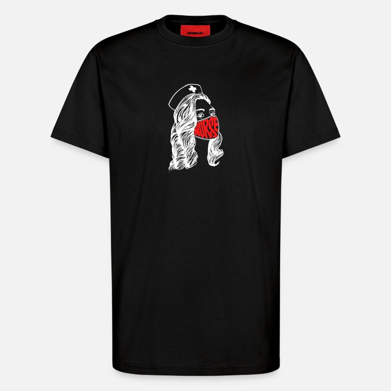 Krankenschwester Pflegerin Krankenpflegerin Beruf - T-Shirt - made by SPREAD - SOLID BLACK