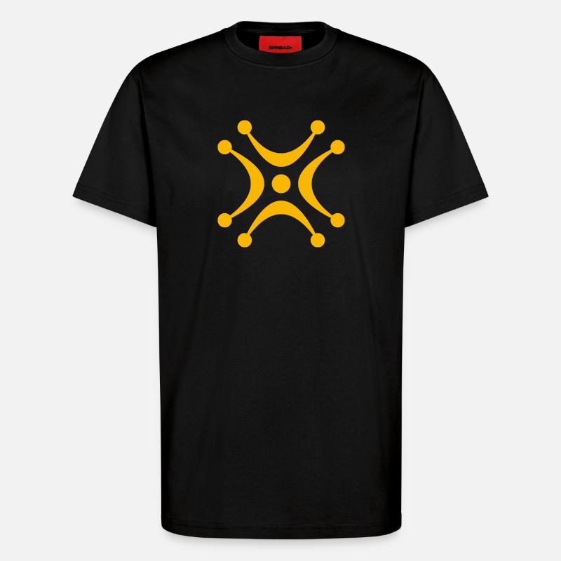 LABARO CANTABRO - T-Shirt - made by SPREAD - SOLID BLACK