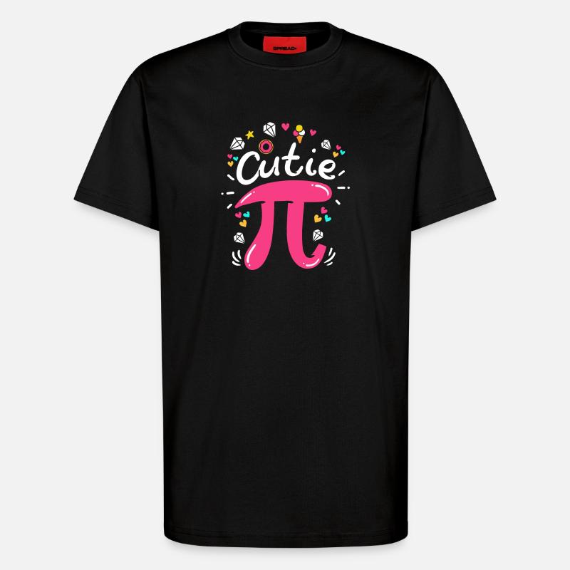 Pi jour Pi maths - T-shirt bio décontracté fabriqué en UE - SOLID BLACK