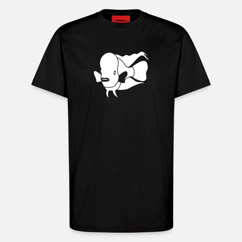 Aquaristik Aquarium - T-Shirt - made by SPREAD - SOLID BLACK