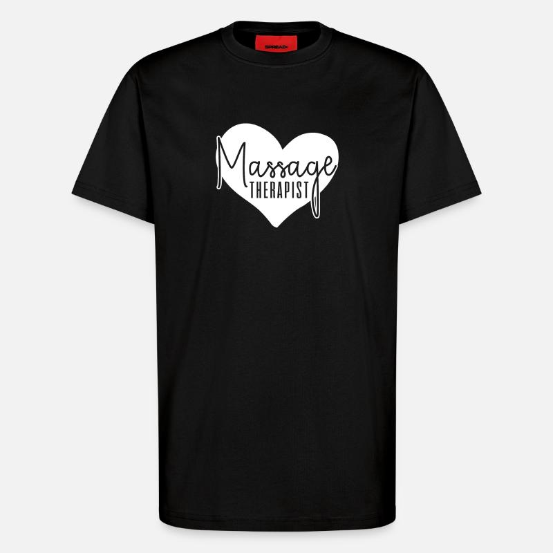 Massagetherapeut Massagetherapie - T-Shirt - made by SPREAD - SOLID BLACK