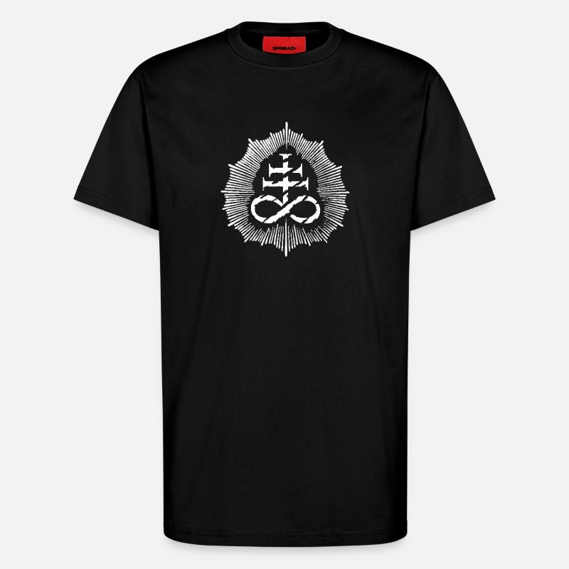 Leviathan Cross - T-Shirt - made by SPREAD - SOLID BLACK