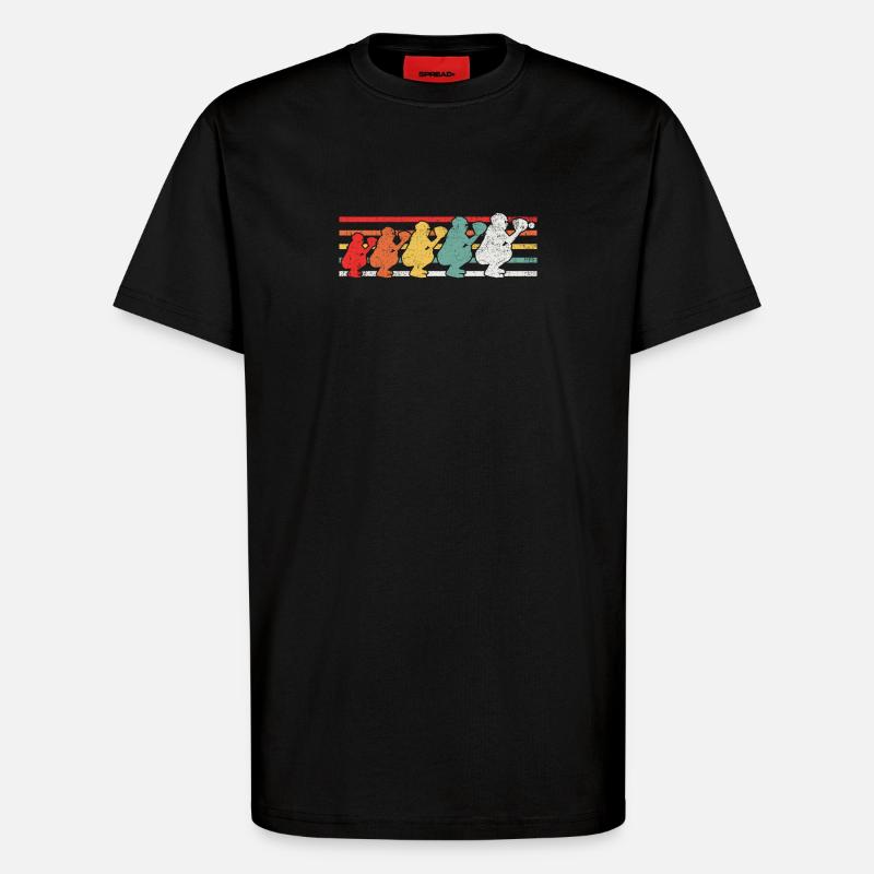 Catcher Baseball Softball - T-Shirt - made by SPREAD - SOLID BLACK