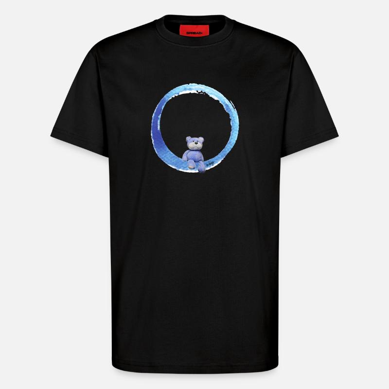 Kuscheltier - T-Shirt - made by SPREAD - SOLID BLACK